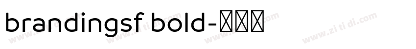 brandingsf bold字体转换